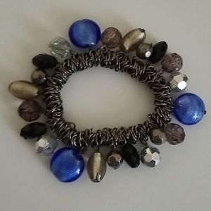 Beaded Elastic Chain Bracelet